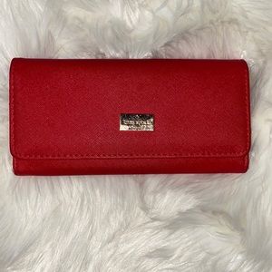 Kate Spade Trifold Red Wallet
